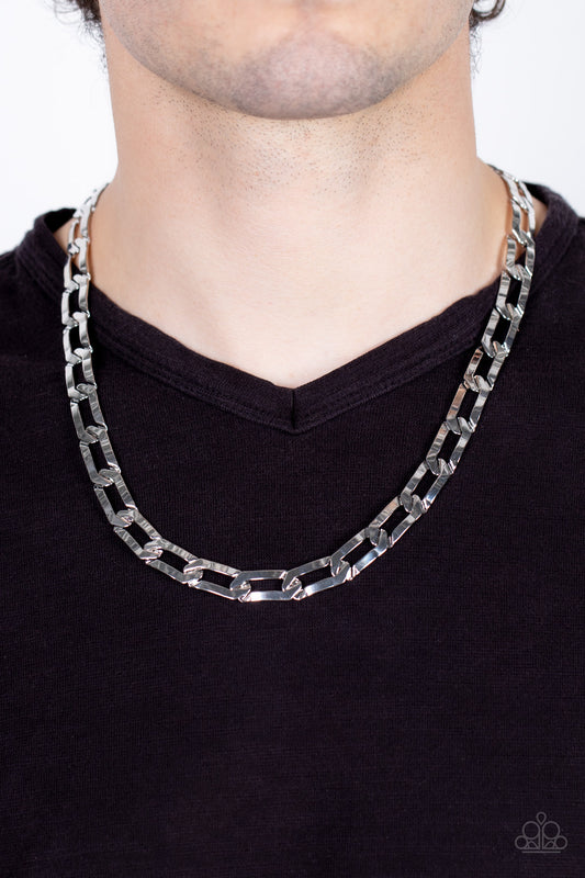 Full-Court Press - Silver Necklace