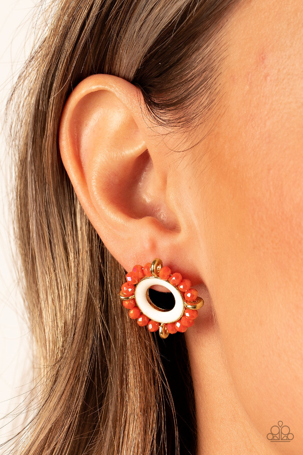 Nautical Notion - Orange earrings