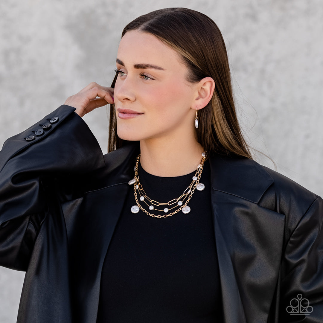 Blissful Ballad - Gold Necklace