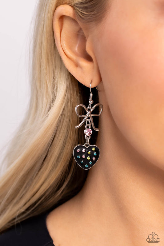 BOW Away Zone - Black Earring