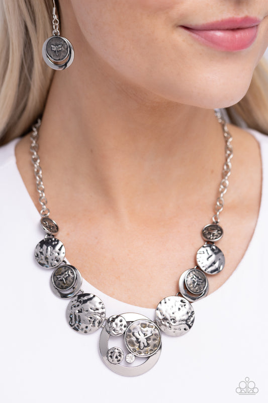 Dragonfly Design - Silver Necklace