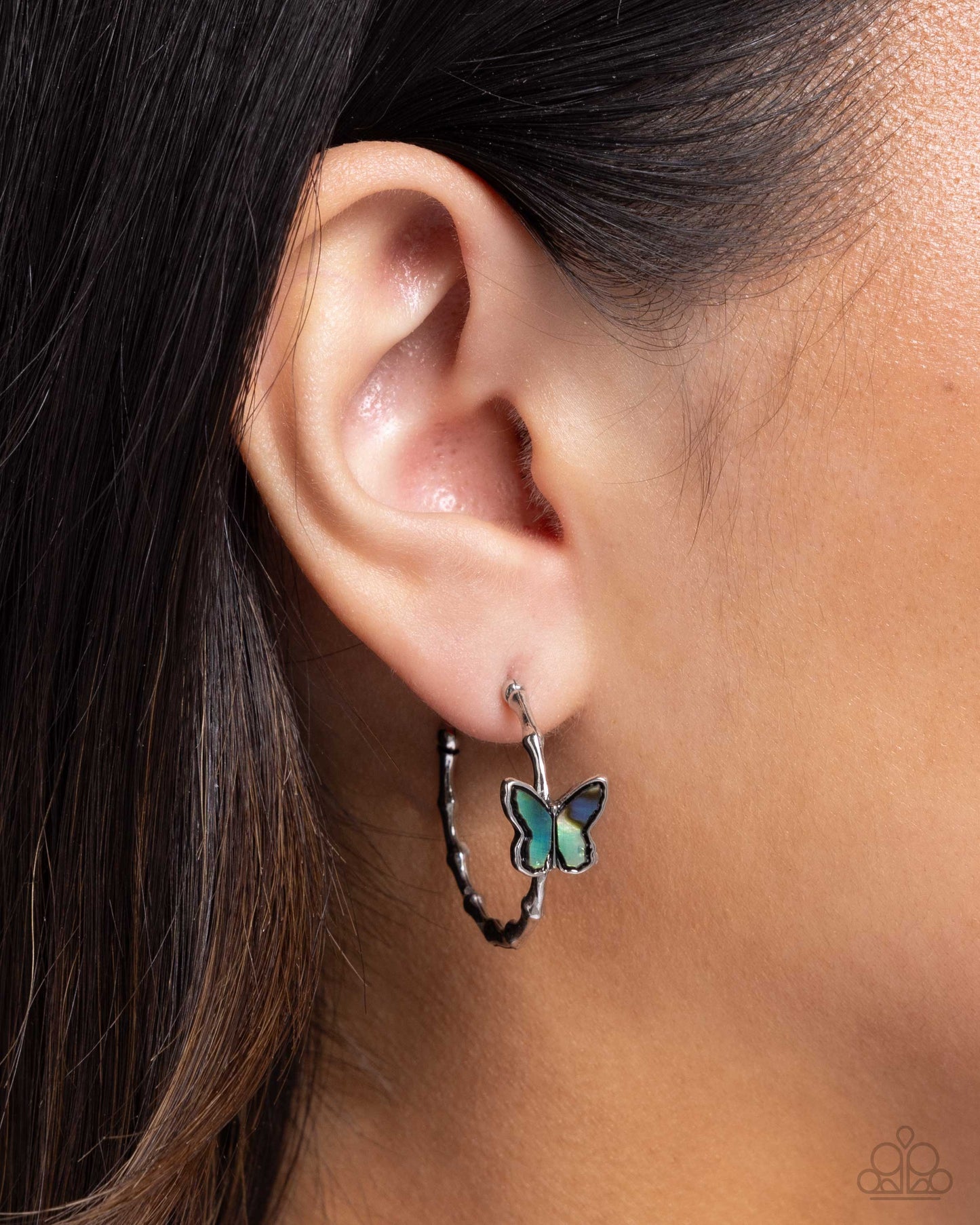 Butterfly Beginning - Blue Earring