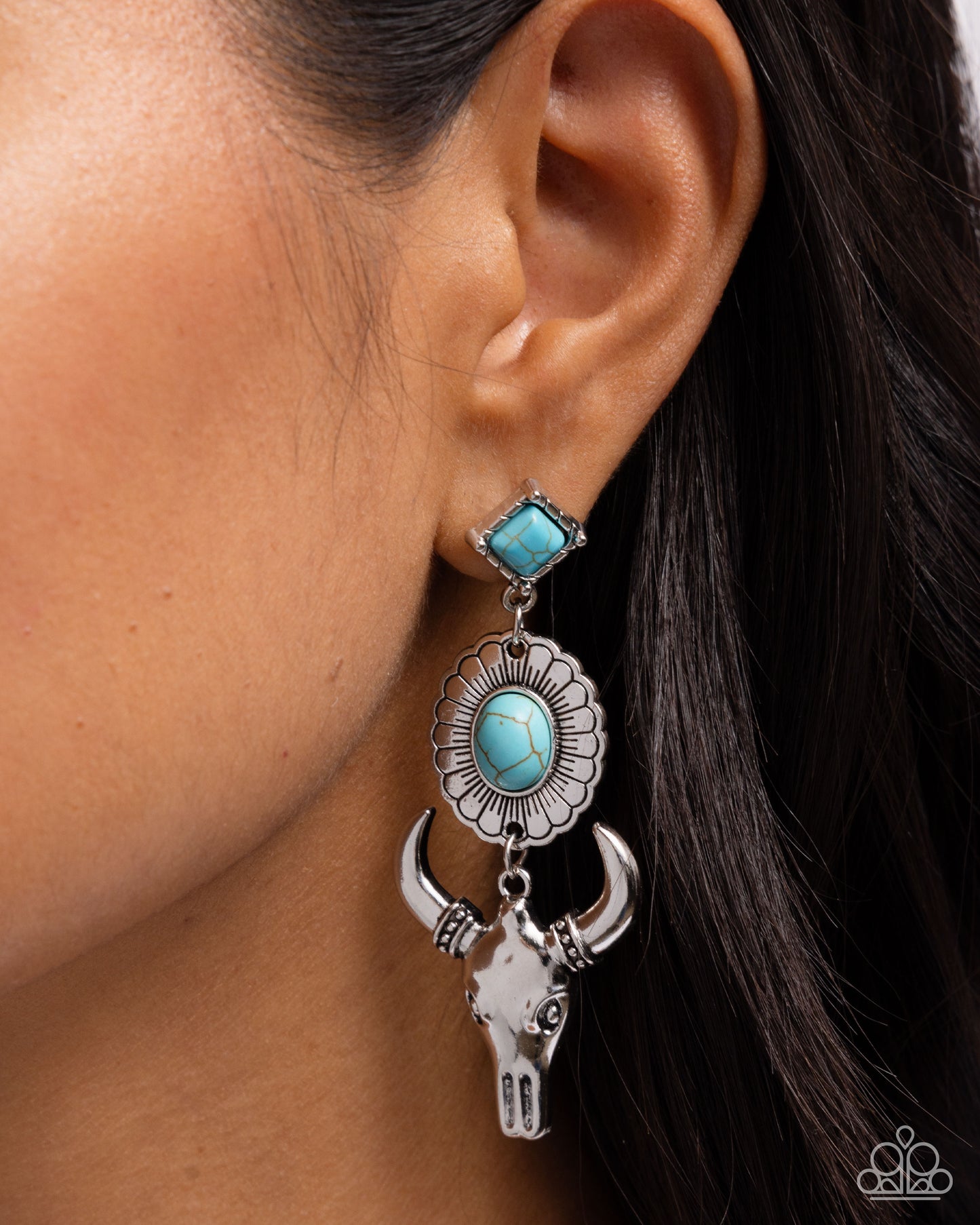 Western Week - Blue Earring