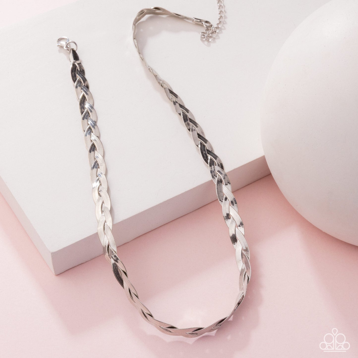 Bewildering Braid - Silver Necklace