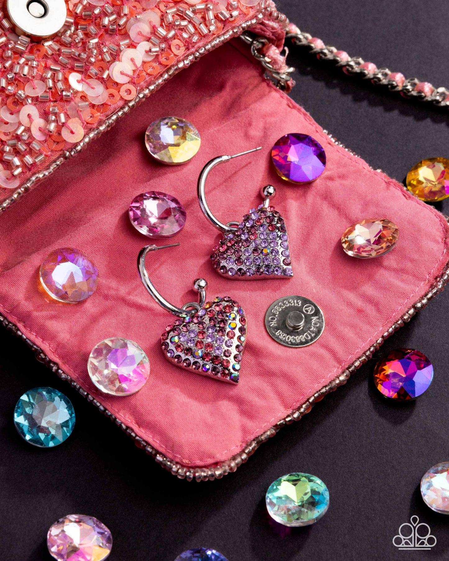 Heartfelt Hypnosis - Purple Earring