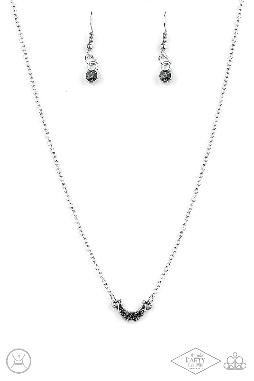 Promise The Moon - Silver Necklace