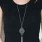 Totally Worth The TASSEL - Silver Necklace