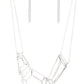 3-D Drama - Silver Necklace