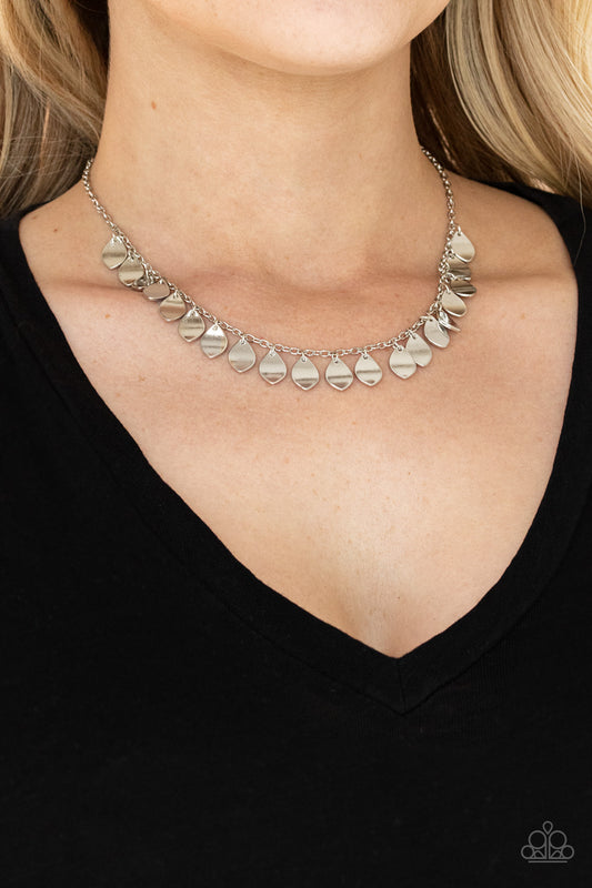 Dainty DISCovery - Silver  Necklace