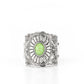 Exquisitely Ornamental - Green Ring
