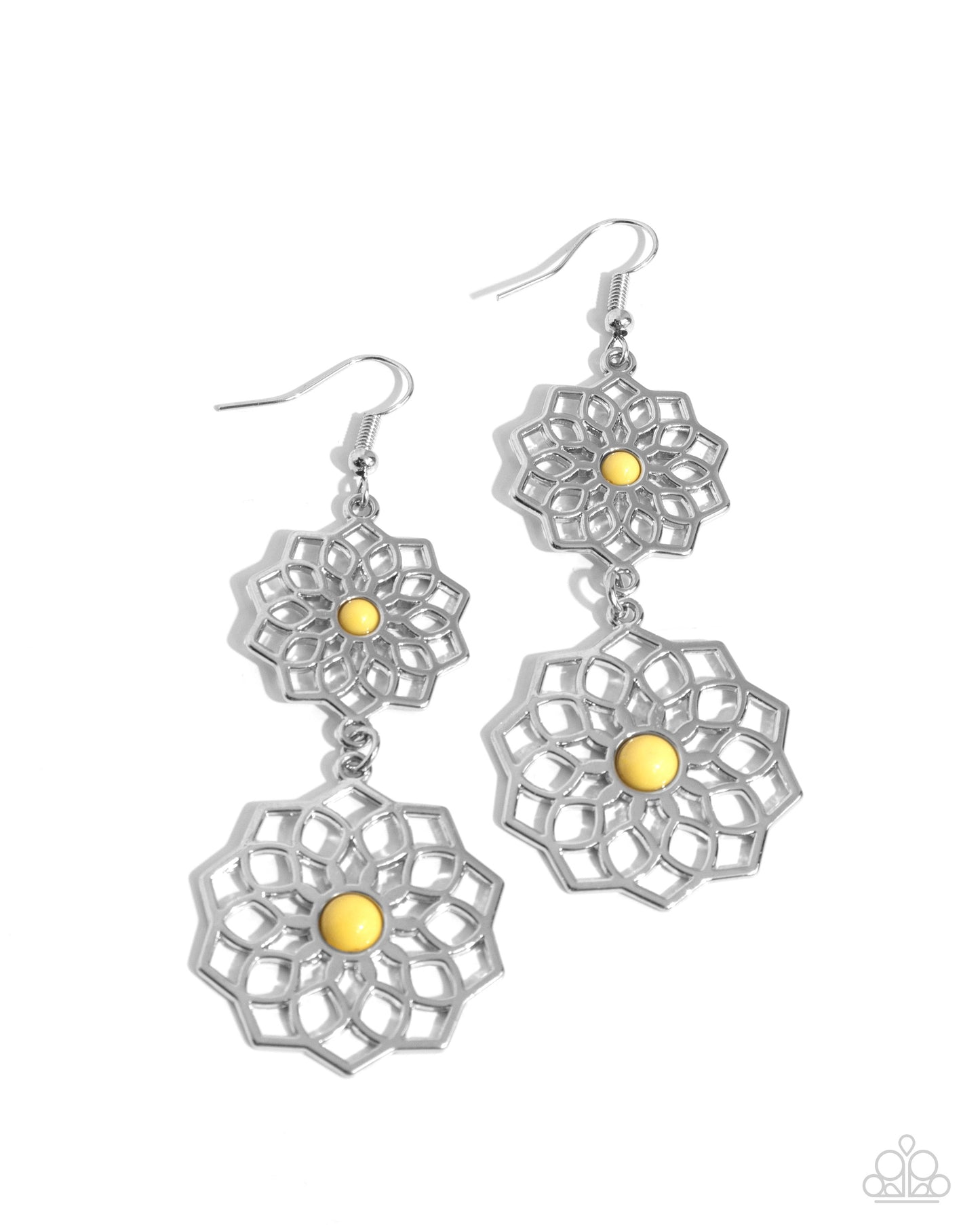 Posh Posy - Yellow Earring