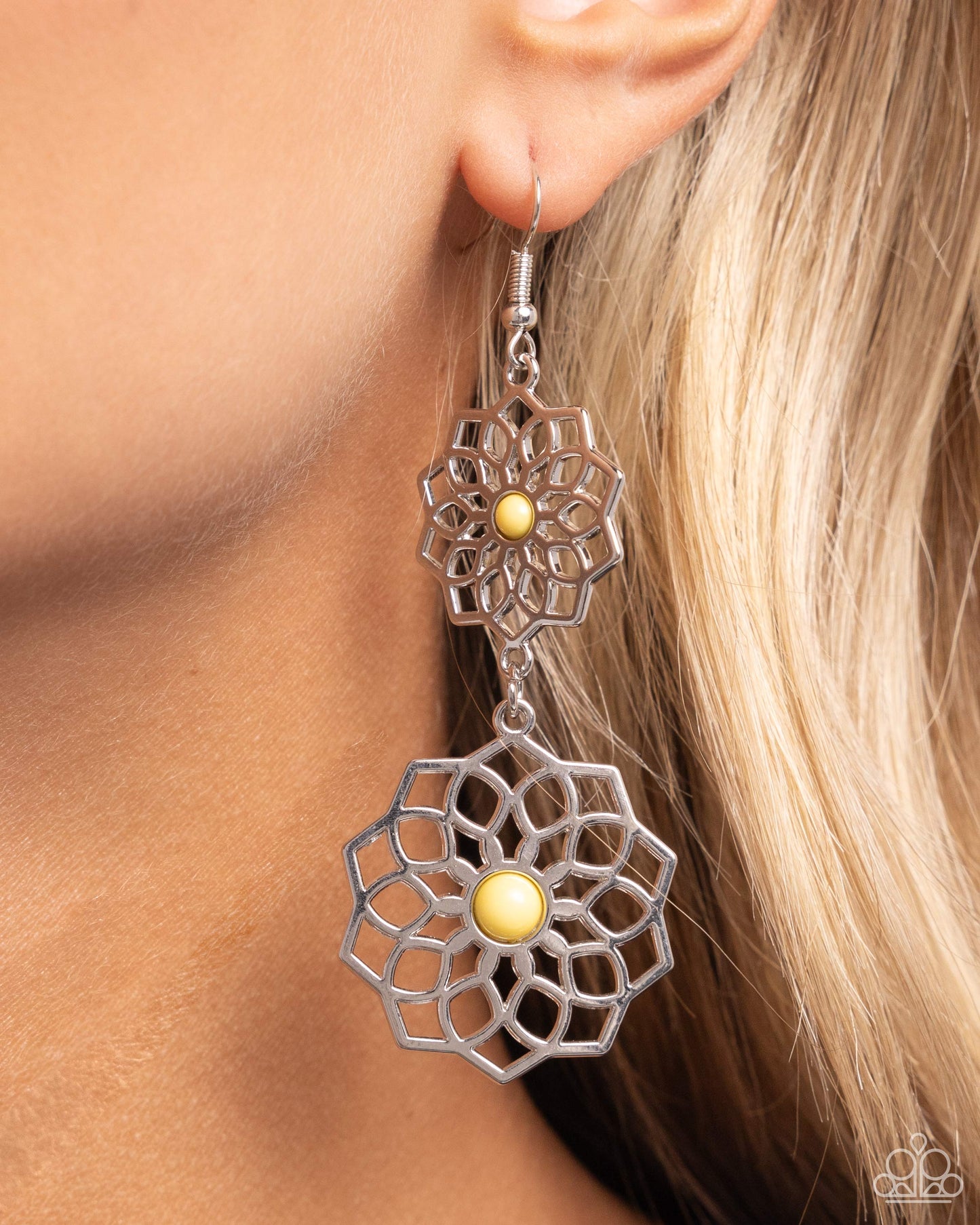 Posh Posy - Yellow Earring