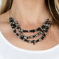 Placid Pebbles - Black Necklace
