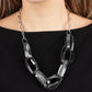 Fiercely Flexing - Silver Necklace