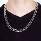 Full-Court Press - Silver Necklace
