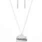 Shattered Sunset - Silver Necklace