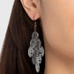 Cross It Off My List - Black Earring