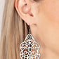 Festive Foliage - Silver Earring