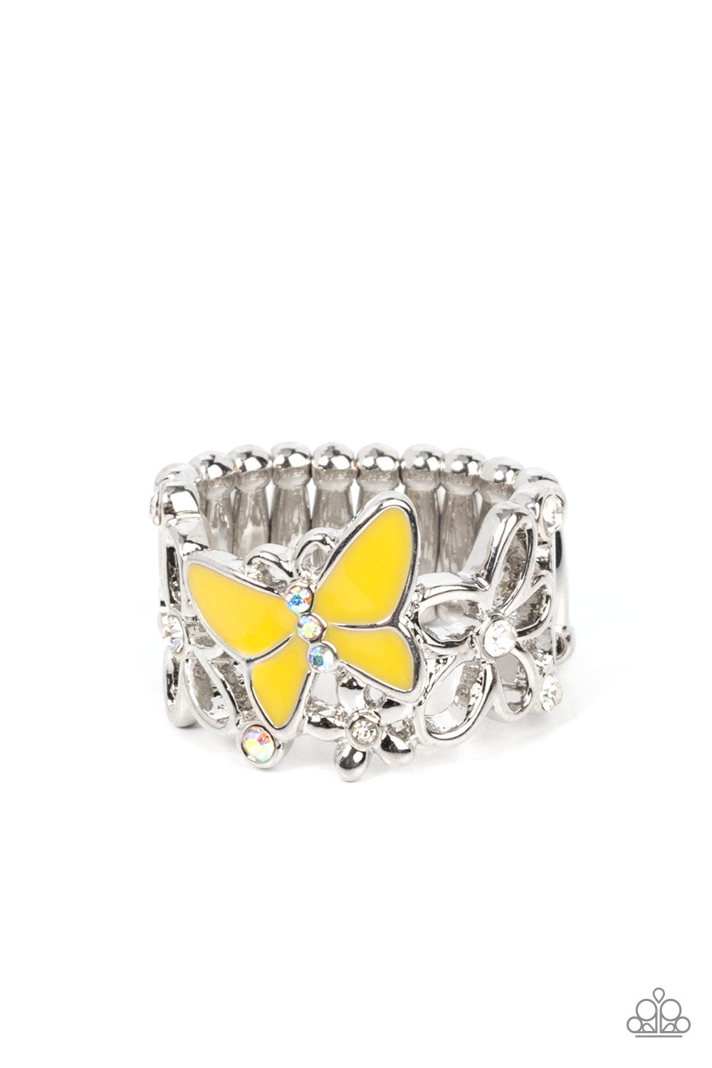 All FLUTTERED Up - Yellow  Ring