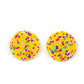 Kaleidoscope Sky - Yellow Earring