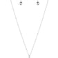 Lovestruck Shimmer - Silver Necklace