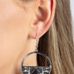 Sandstone Prairie - Black Earring