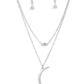 Modern Moonbeam - Silver Necklace