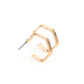 Haute Hexagons - Gold Earring