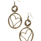 Enchanting Echo - Brass Earring
