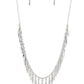 Striking Sheen - Silver Necklace