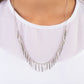 Striking Sheen - Silver Necklace