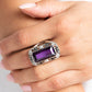 Radiant Rhinestones - Purple Ring