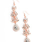 Water Lily Whimsy - Copper Earring