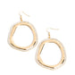 Scintillating Shareholder - Gold Earring