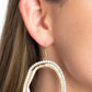 Scintillating Shareholder - Gold Earring