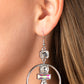 Geometric Glam - White Earring