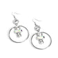 Geometric Glam - White Earring