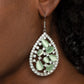 Cats Eye Class - Green Earring