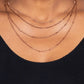 Studded Shimmer - Copper Necklace