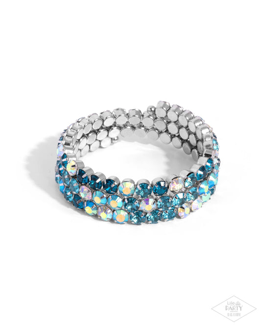 Iridescent Incantation - Blue Bracelet