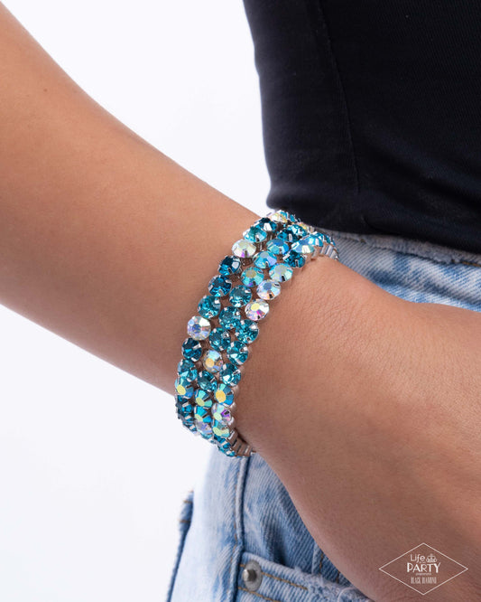 Iridescent Incantation - Blue Bracelet