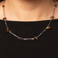 Chiseled Construction - Brown Necklace