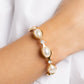 Are You Gonna Be My PEARL? - Gold Bracelet