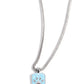 PAW to the Line - Blue Necklace