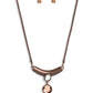 Alluring Andante - Copper Necklace