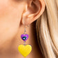 Flirting with Fashion - Purple Earring
