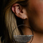 Fierce Fringe - Black Earring