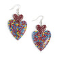 Flirting Flourish - Red Earring