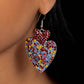 Flirting Flourish - Red Earring