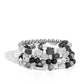 Glassy Gait - Black Bracelet